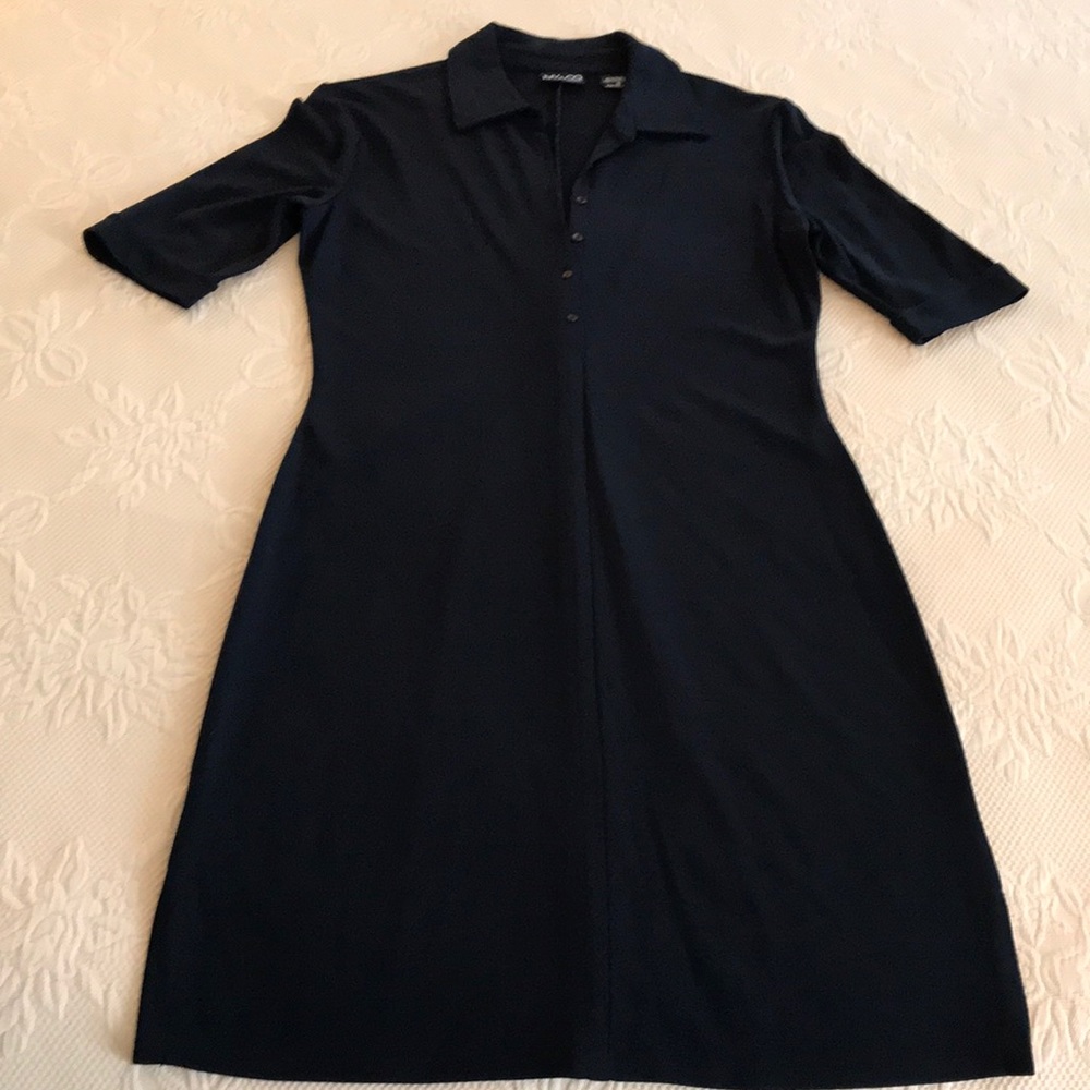 Navy blue shirt dress by NY&CO-like new!